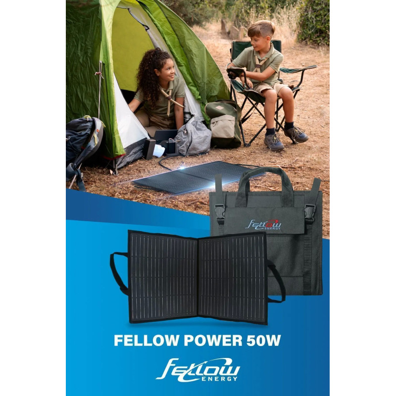 Fellow 50w Katlanabilir Çanta Tipi Solar Güneş Paneli